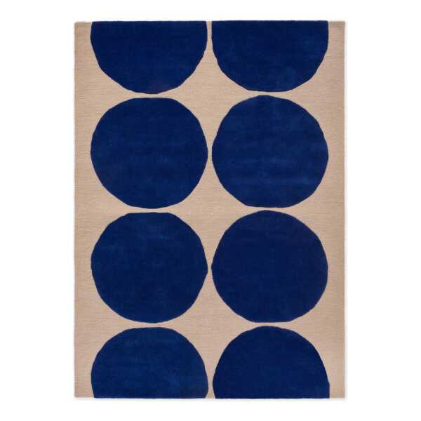 Marimekko Isot Kivet Wollteppich Blue, 200x280 cm