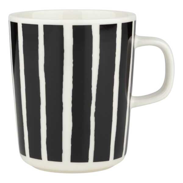 Marimekko Oiva Piccolo Tasse 25 cl White-black