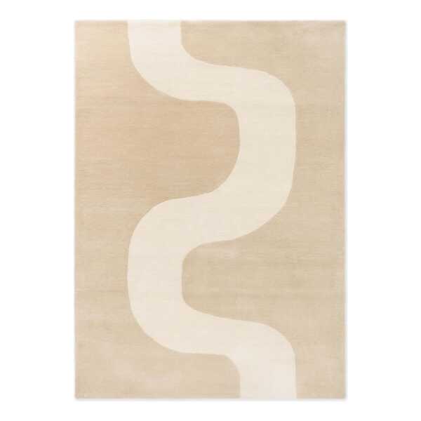 Marimekko Seirene Wollteppich Warm Beige, 200x280 cm