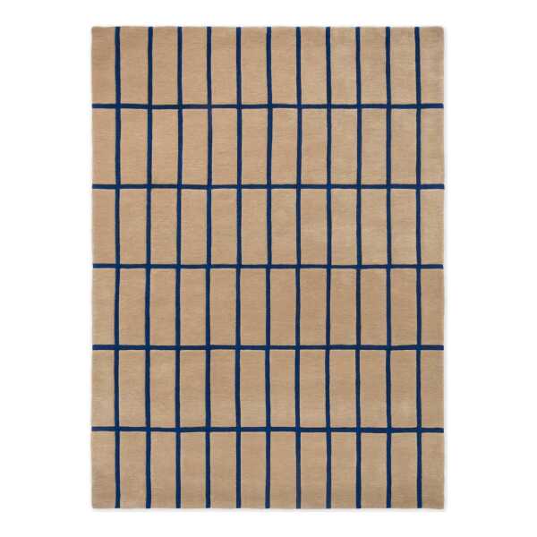 Marimekko Tiiliskivi Wollteppich Bright Blue, 200x280 cm