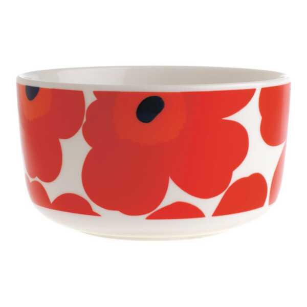 Marimekko Unikko Schale 5dl Rot/weiß