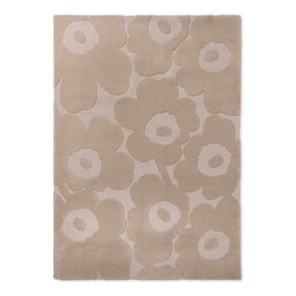 Marimekko Unikko Wollteppich Light Beige, 200x300 cm