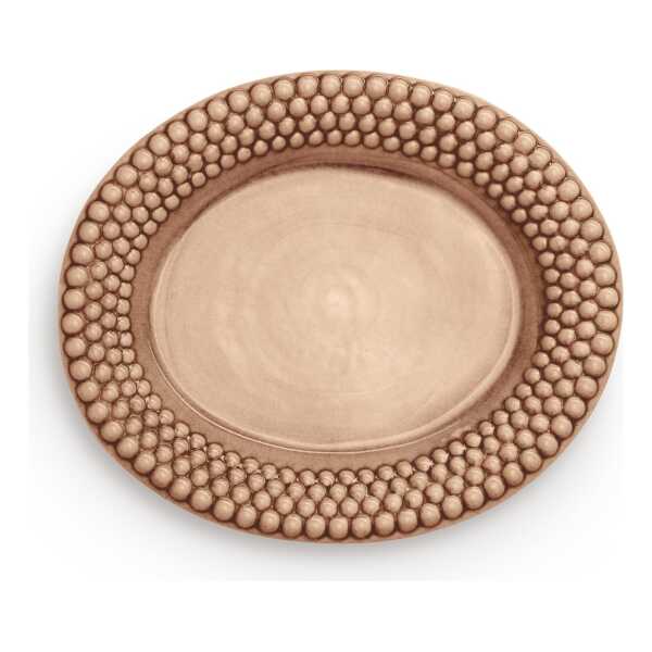 Mateus Bubbles ovaler Teller 35cm Cinnamon