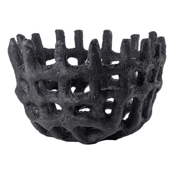 Mette Ditmer Art Piece geflochtener Korb Black