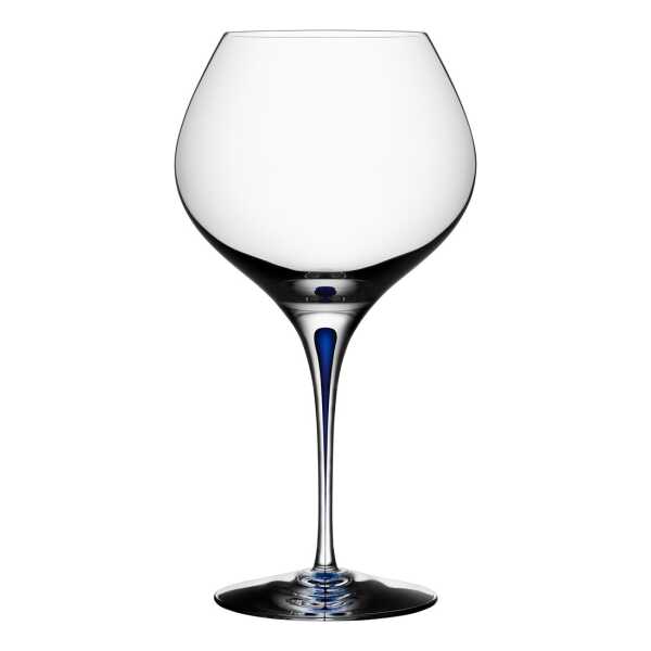 Orrefors Intermezzo Bouquet Weinglas 70 cl Blau