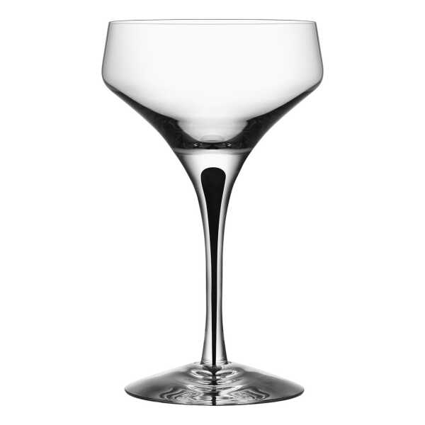 Orrefors Metropol Champagnerglas 24cl Schwarz
