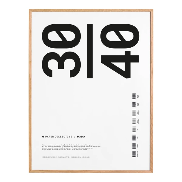 Paper Collective Paper Collective Bilderrahmen Plexiglas-Eiche 30 x 40cm