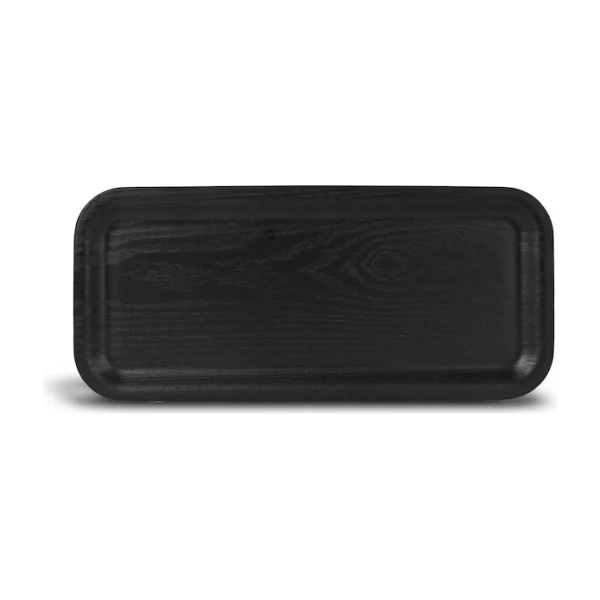 Sagaform Hanna langer Teller 34x15 cm Schwarz