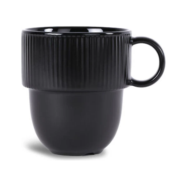 Sagaform Inka-Tasse mit Henkel 27 cl Schwarz