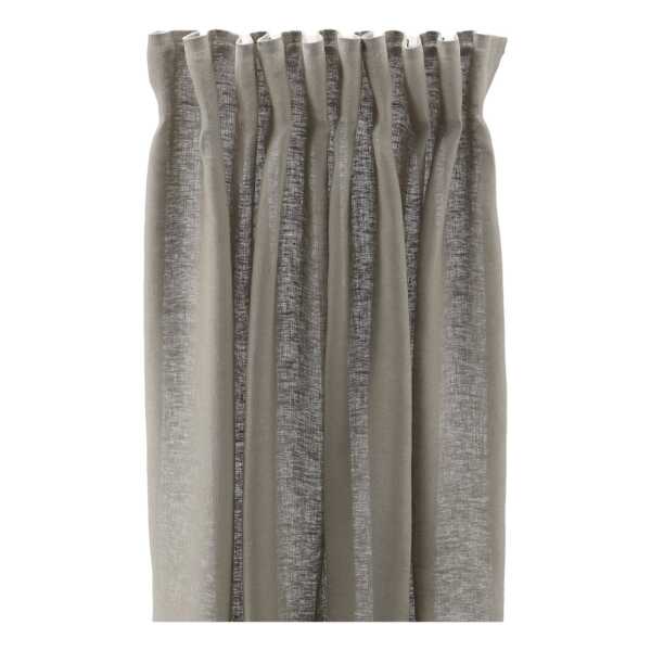 Scandi Living Tranquility Gardine mit Multiband 139 x 250cm Sand