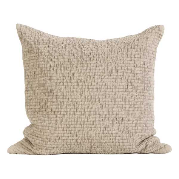 Tell Me More Brick Kissenbezug 50 x 50cm Sand beige