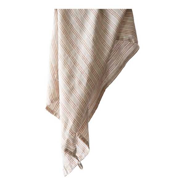 Tell Me More Tell me more Geschirrtuch Leinen 50 x 70cm Hazelnut stripe