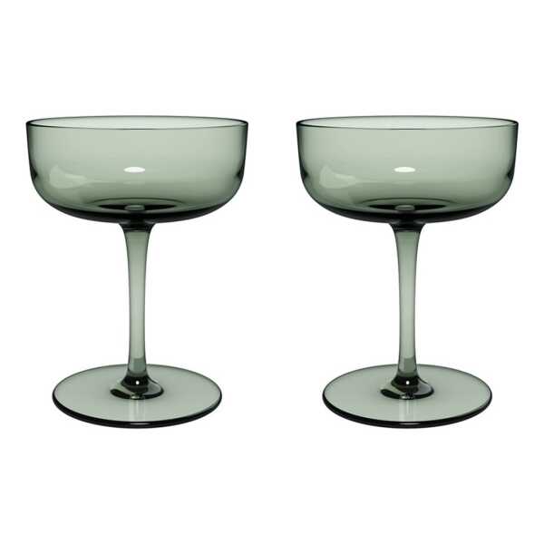 Villeroy & Boch Like Champagnerglas coupe 10 cl 2er Pack Sage
