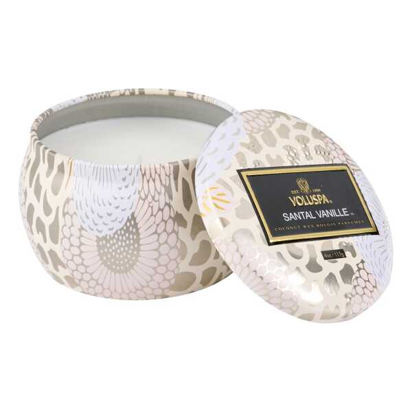 Voluspa 1-Docht Duftkerze in Dose 25h Santal Vanille