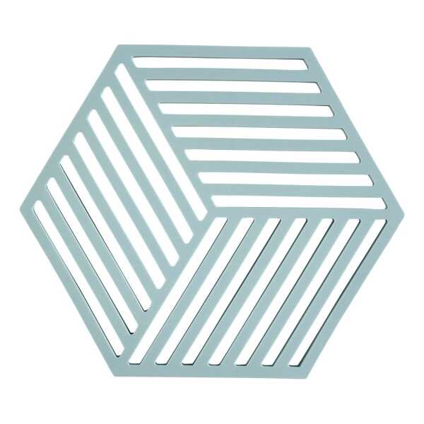 Zone Denmark Hexagon Topfuntersetzer Fog blue