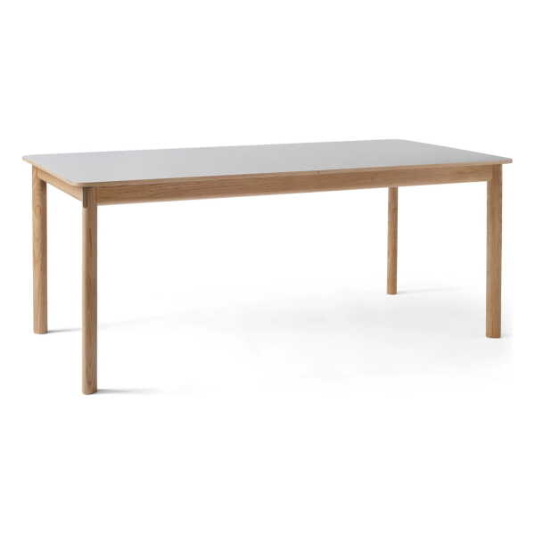 &Tradition - Patch HW1 Esstisch, 180 x 90 cm, Eiche geölt / Fenix Nano Laminat beige arizona 0748