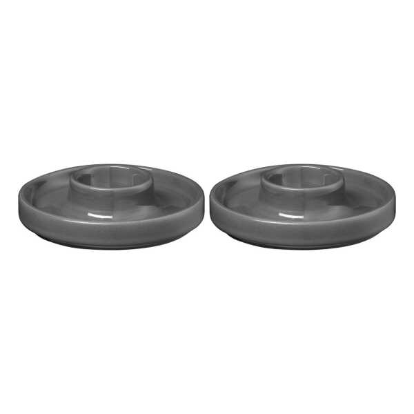 blomus Pilar Eierbecher Ø10,4cm 2er Pack Pewter