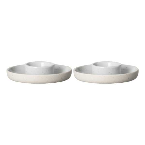blomus Sablo Eierbecher Ø10cm 2er Pack Cloud