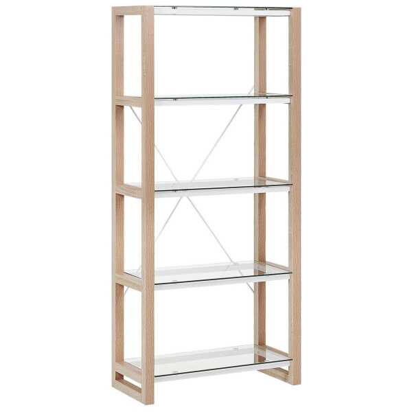 Bücherregal mit 4 Fächern Weiß