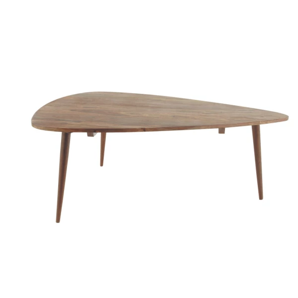 Couchtisch im Vintage-Stil aus massivem Sheeshamholz