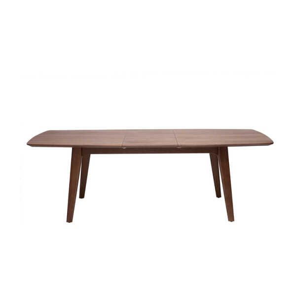 Design-Esstisch ausziehbar Nussbaum L180-230 FIFTIES