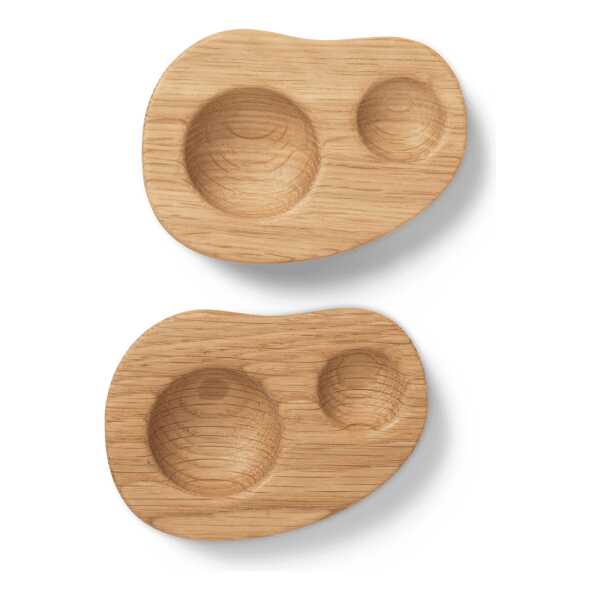 ferm LIVING Cairn Eierbecher 2er Pack Oak