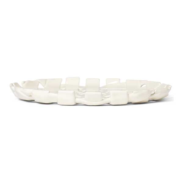 Ferm Living Plait Teller Ø30 cm Off white