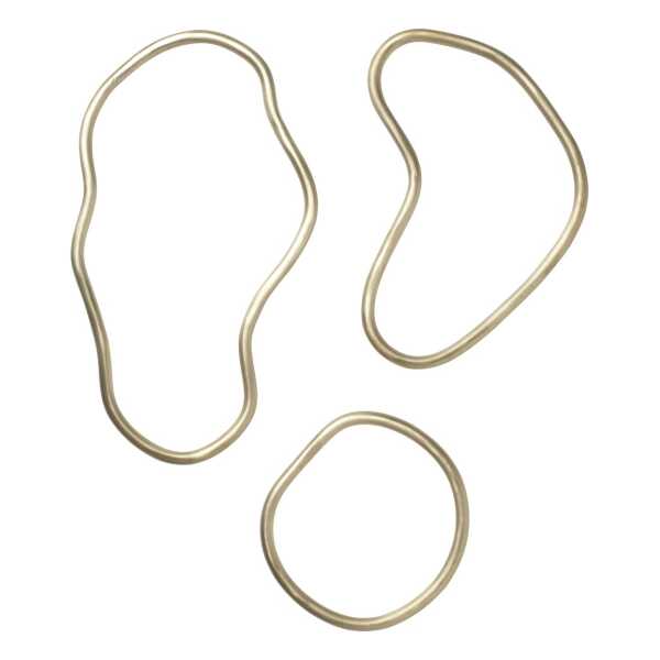 ferm LIVING Pond Topfuntersetzer 3 Teile Messing