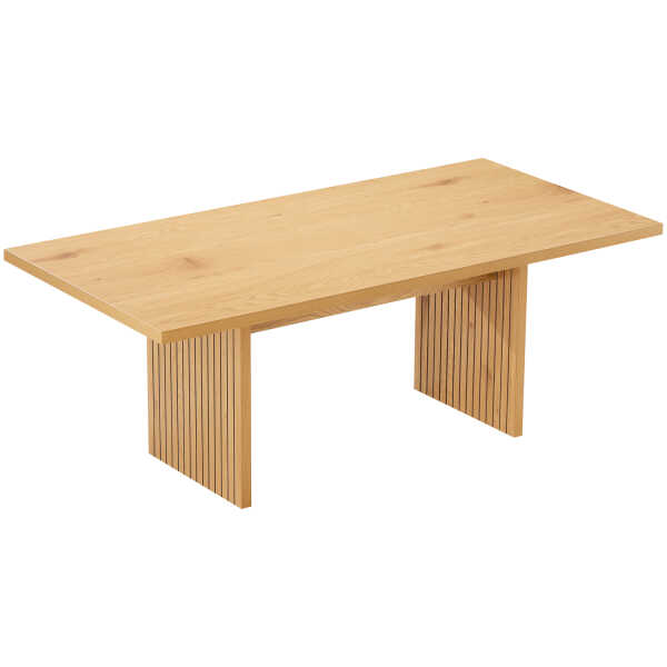 Rechteckiger Couchtisch aus Holz im skandinavischen Stil 120cm