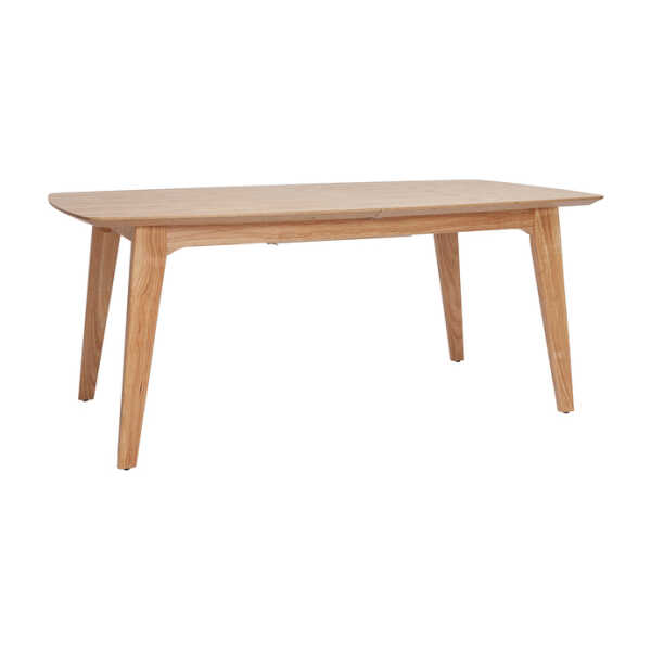 Skandinavischer Esstisch ausziehbar Eichenfurnier B 180-230 cm FIFTIES