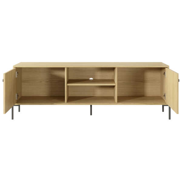 TV-Ständer Holzeffekt Beige