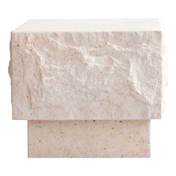 101 Copenhagen Temple Beistelltisch low 42x40 cm Limestone