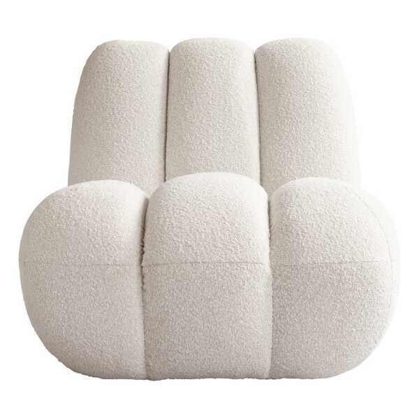 101 Copenhagen Toe Loungesessel bouclé Off-white