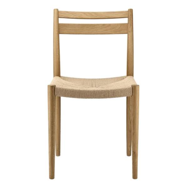 1898 Fridhem Esszimmerstuhl Papercord-laquered oak