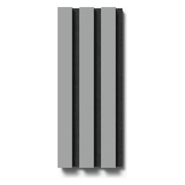 Akustikpaneel-Muster Foliert Arctic Grey Filz Schwarz 29,5 cm x 15 cm
