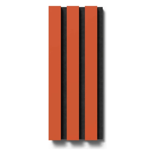 Akustikpaneel-Muster Linoleum Orange Blast MDF Schwarz Filz Schwarz 29,5 x 15 cm