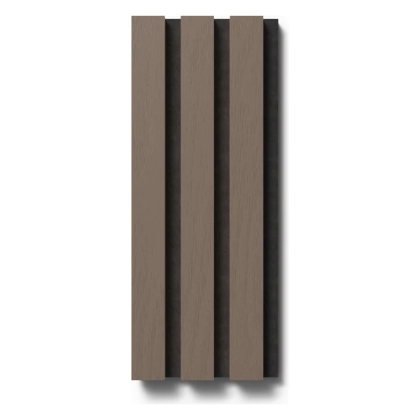 Akustikpaneel-Muster Walnuss Unbehandelt MDF Braun Filz Schwarz 29,5 x 15 cm