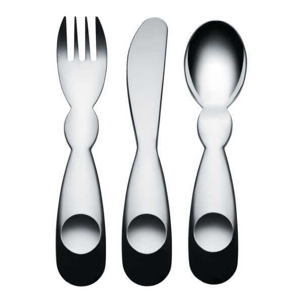 Alessi - Alessini Kinderbesteck, Edelstahl