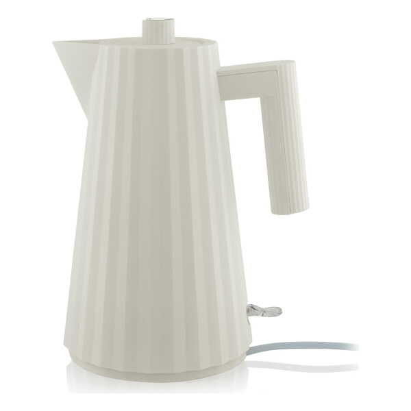 Alessi - Plissé Wasserkocher 1,7 l, weiß