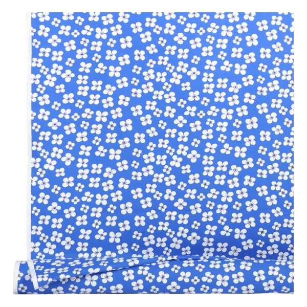 Almedahls Belle Amie Stoff blau Blau/weiß