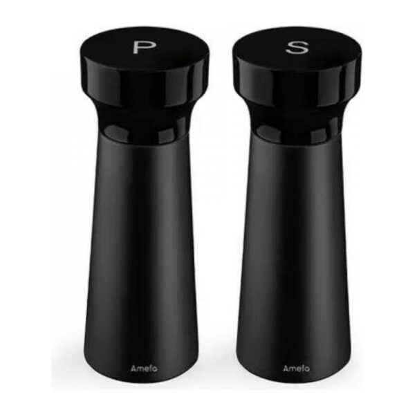 Amefa Salz- & Pfeffermühle 15 cm 2er-Pack Schwarz
