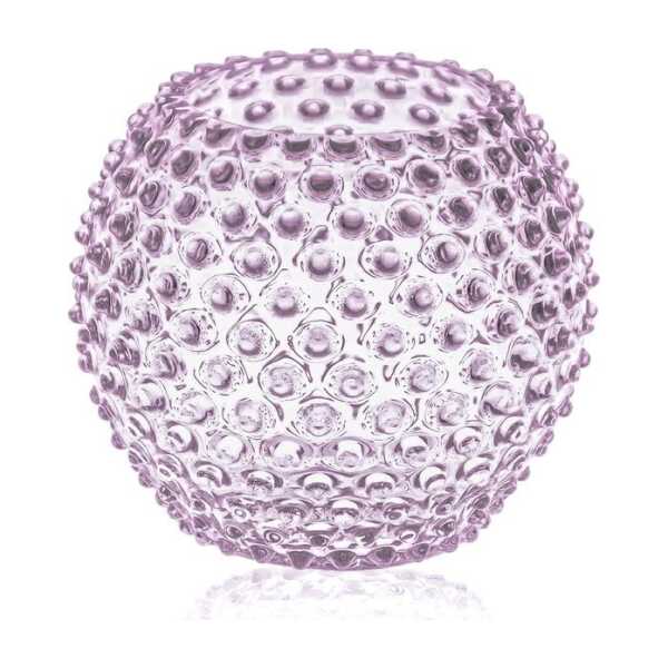 Anna Von Lipa Hobnail Globe Vase 18 cm Lila