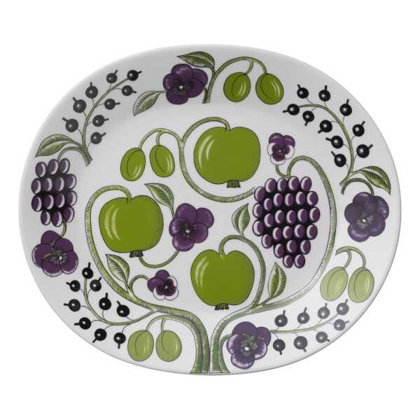 Arabia Paratiisi Servierteller oval 36cm Lila