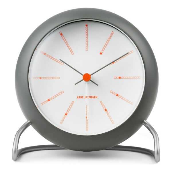 Arne Jacobsen Clocks AJ Bankers Tischuhr Ø11cm Dunkelgrün