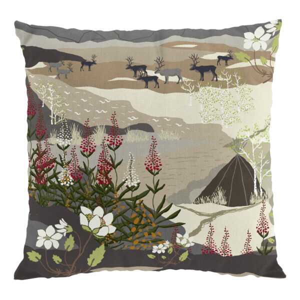Arvidssons Textil Bergwanderung Kissenbezug 47 x 47cm Beige