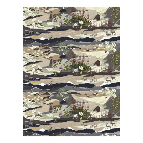 Arvidssons Textil Bergwanderung Stoff Beige