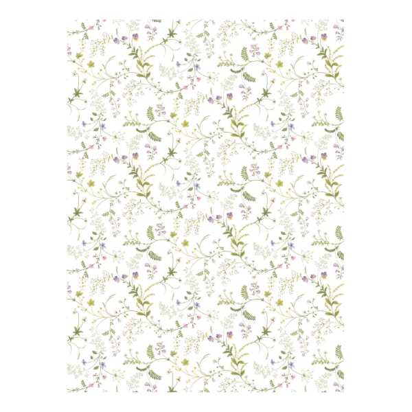 Arvidssons Textil Blomsteryra Stoff Grün