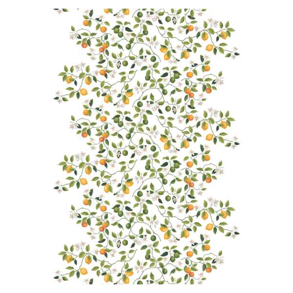 Arvidssons Textil Citrusträdet Wachstuch Grün-grün