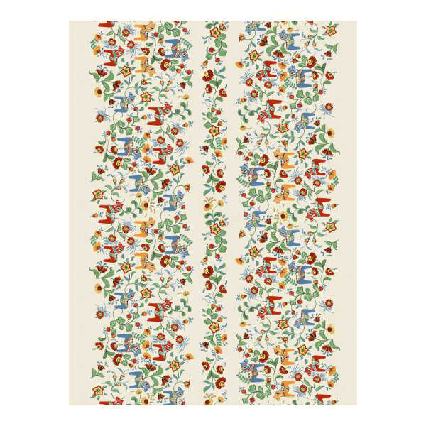 Arvidssons Textil Leksand besticktes Wachstuch Beige