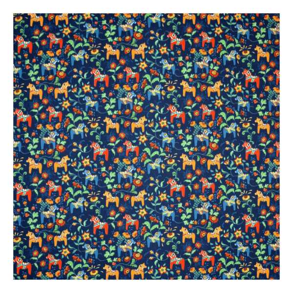 Arvidssons Textil Leksand mini Stoff Multi/blau